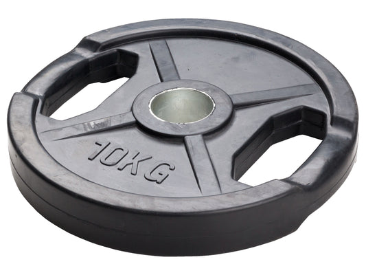Vekt plate, gummibelagt 10 kg 50mm
