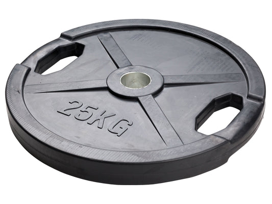 Vekt plate, gummibelagt 25 kg 50mm