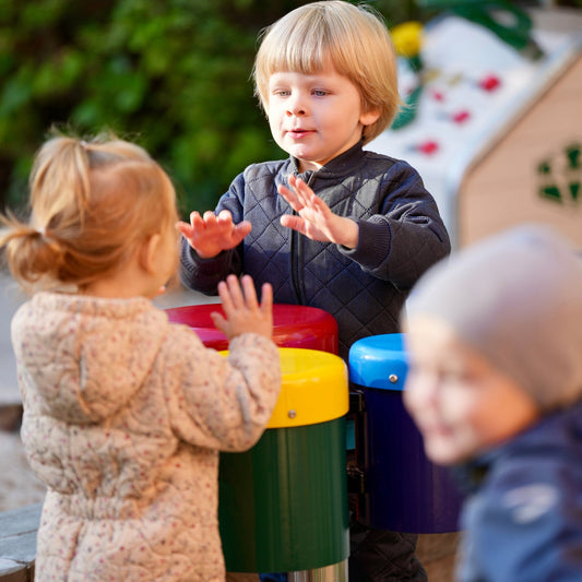 Rainbow Bongos, utendørs bongotrommer