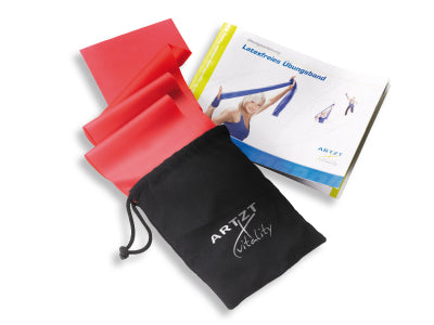 Artzt Vitality® Treningsbånd 2,5 m Medium - Rød