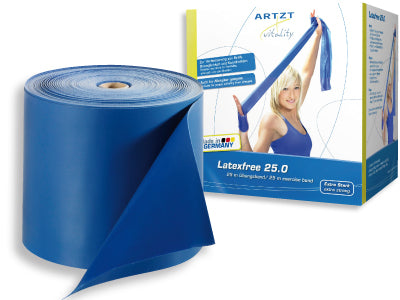 Artzt Vitality® Treningsbånd 25 m Ekstra hard - Blå