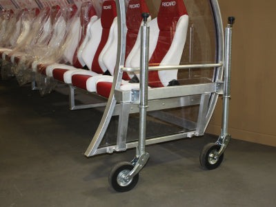 Transporthjulstativ innbytterbenk