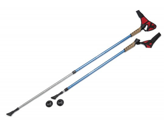 Teleskopiske Nordic Walking staver