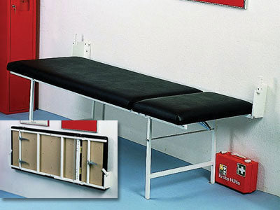 Veggmontert behandlingsbenk Sammenleggbar