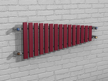 Wall Marimba, veggmontert utendørs marimba
