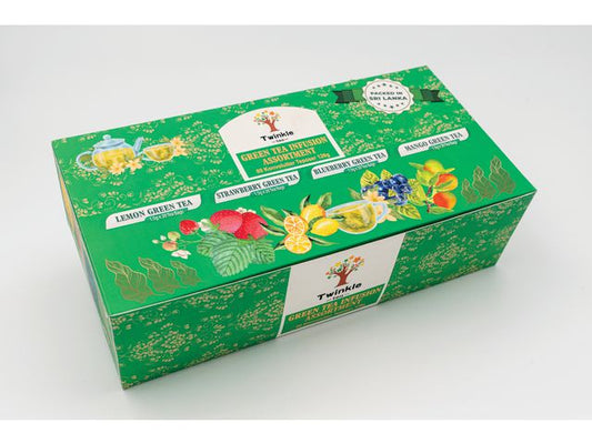 Te TWINKLE grønn assortert (80)
