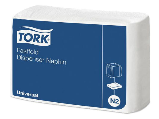 Dispenserserviett TORK 1L N2 hvit (300) - 36 pakk