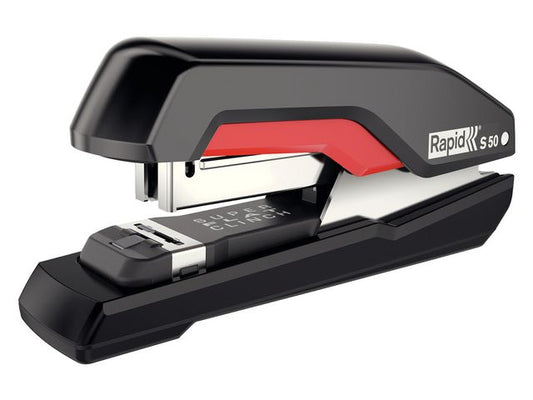 Stiftemaskin RAPID 50a sort/rød