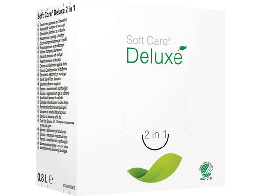 Dusjsåpe SOFT CARE Deluxe sjampo 0,8L
