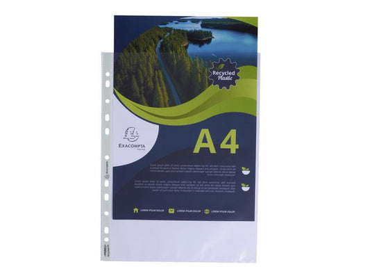 Plastlomme EXACOMPTA Recy A4 PP (100)