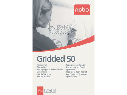 Flippoverblokk NOBO 65x96cm rull 50ark