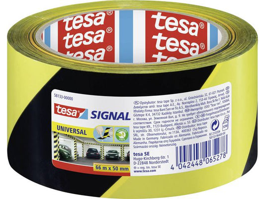 Varseltape TESA 58133 Gul/Sort