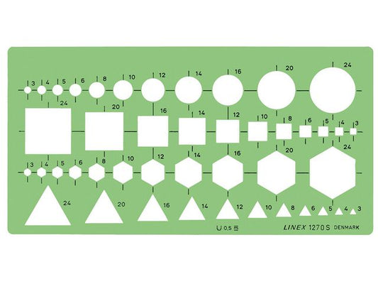Sjablong LINEX geometri kombinasjon