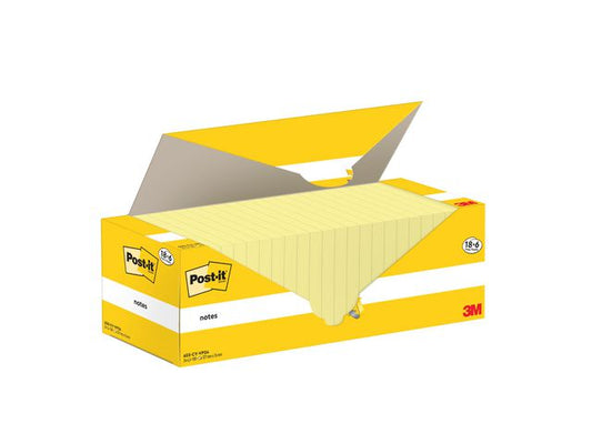 Notatblokk POST-IT SN 76x127 CY (24)