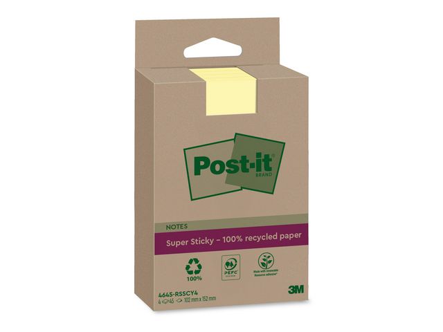Notatblokk POST-IT resirk 102x152linj CY