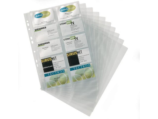 Visittkortlomme DURABLE A4 10kort (10)