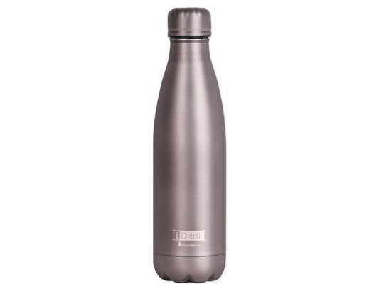 Termoflaske IDRINK 500ml metallisk grå