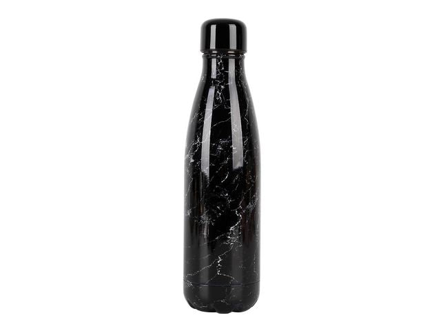 Termoflaske IDRINK 500ml marmor svart