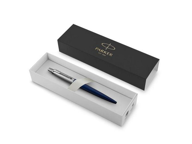 Kulepenn PARKER Jotter r.steel blå blå