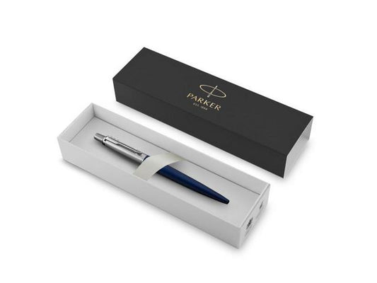 Kulepenn PARKER Jotter r.steel blå blå