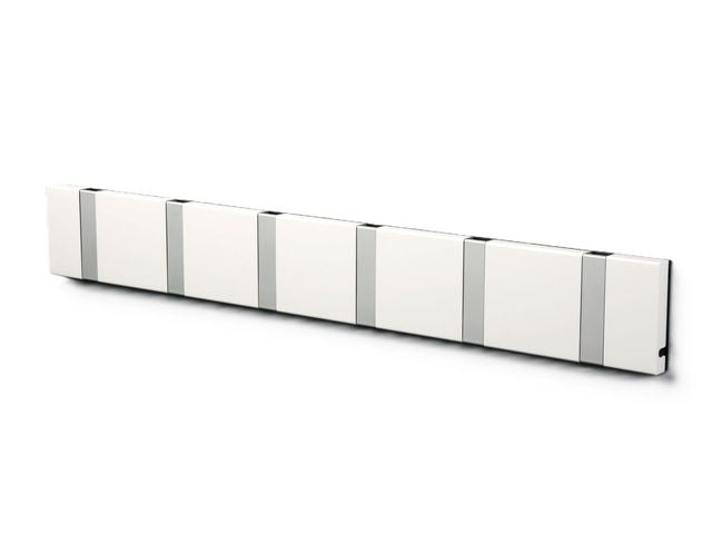 Klesknagg KENSON knax 6 kroker grå/hvit