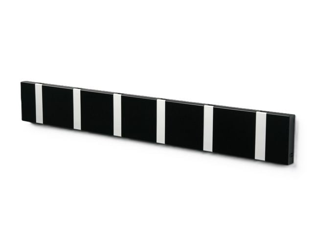 Klesknagg KENSON knax 6 kroker grå/sort