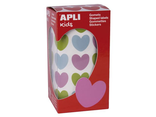 Stickers APLI hjerte past. 20x18mm (900)