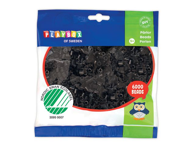 Perler PLAYBOX svart (6 000)
