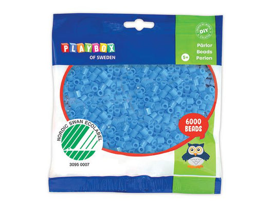 Perler PLAYBOX lys blå (6 000)