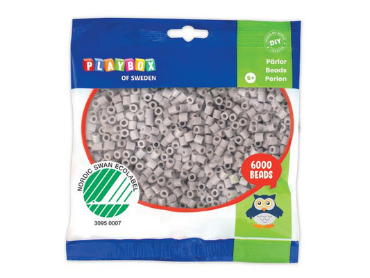 Perler PLAYBOX grå (6 000)