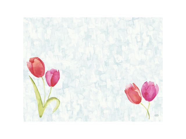 Bordbrikke DUNICEL 30x40cm Tulips (100)