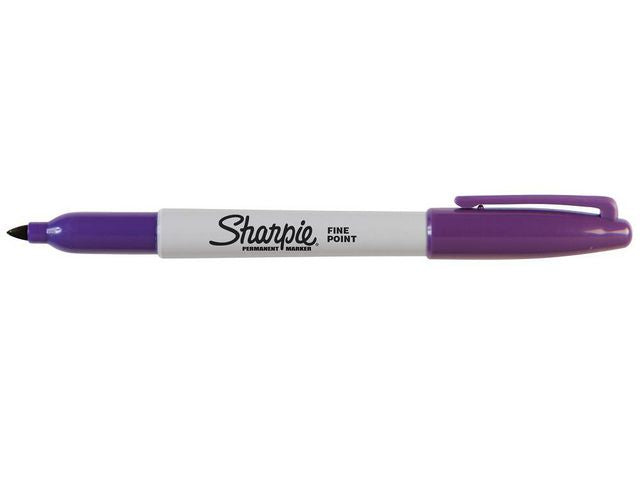 Merkepenn SHARPIE F 0,9mm lilla