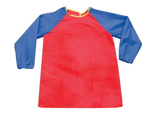 Maleforkle PLAYBOX 3-5 år 57cm rød/blå