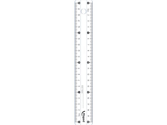 Linjal MAPED plast 20 cm