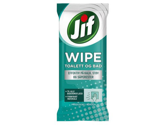 Wipes JIF toalett og bad (30)
