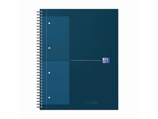 Notatbok OXFORD Int. A4+ ruter p blå