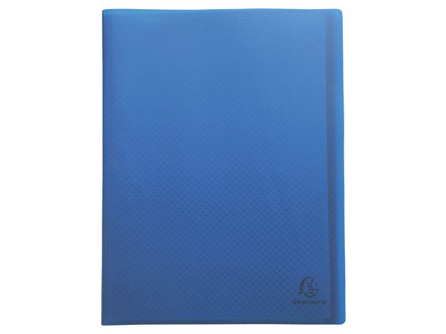 Presentasjonsmappe EXACOMPTA A4 30l blå