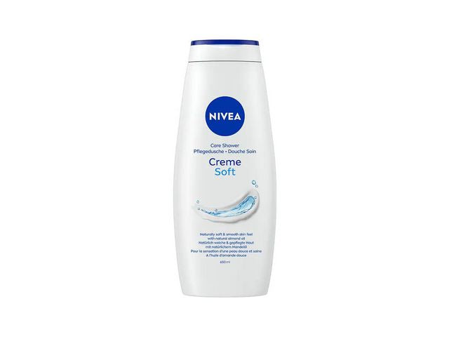 Dusjsåpe NIVEA Cream Soft 0,65L
