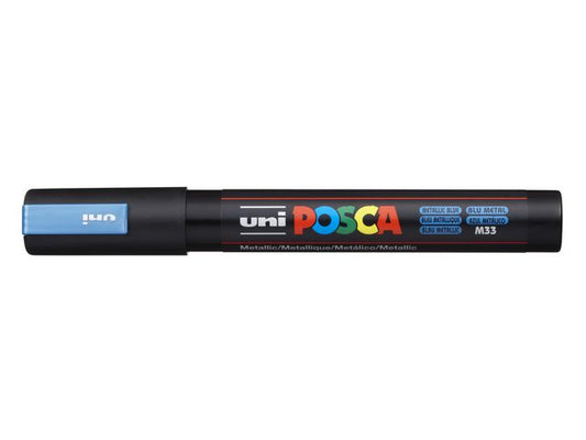 Paintmarker UNI Posca PC-5M met. blå
