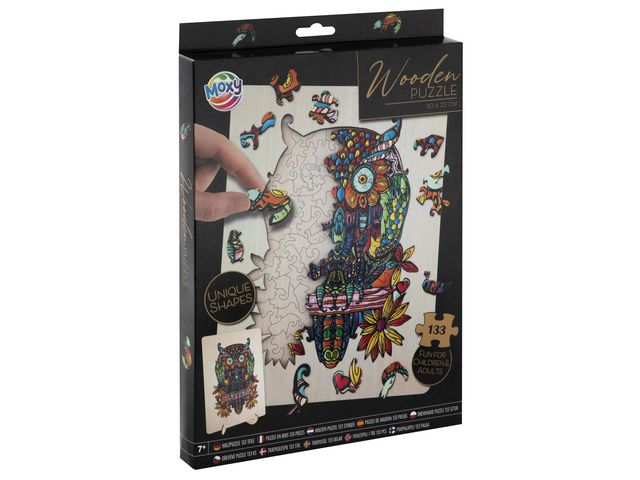 Puslespill GRAFIX ugle 133 biter