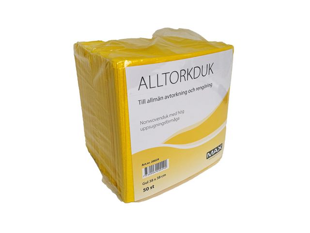 Klut MAX Non-woven 38x38 gul (50)