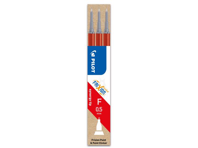 Refill PILOT Frixion Point 05 rød (3)