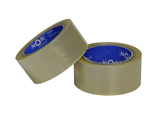 Emballasjetape NOR XT PP 48mmx66m klar