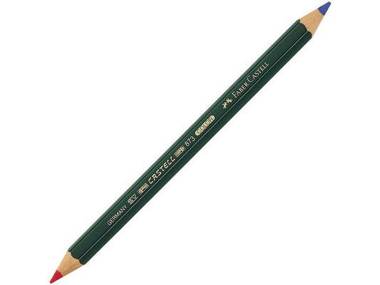 Fargeblyant FABER-CASTELL tykk rød/blå