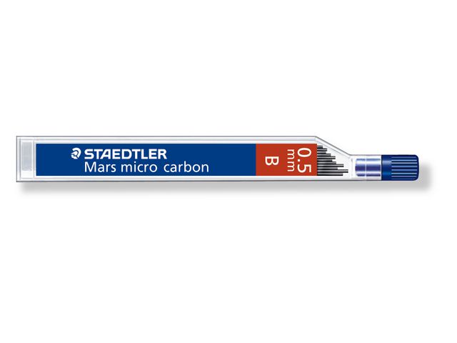 Blyantmine STAEDTLER 0,5mm B (12) - 12 stk