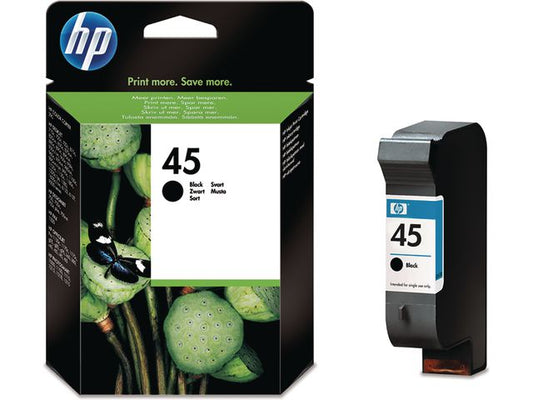 Blekk HP 45 51645AE sort