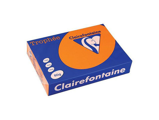 Kopipapir TROPHEE A4 80g orange (500)