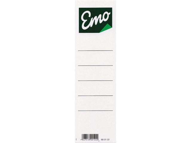 Ryggetikett EMO brevordner 54x190mm (10)