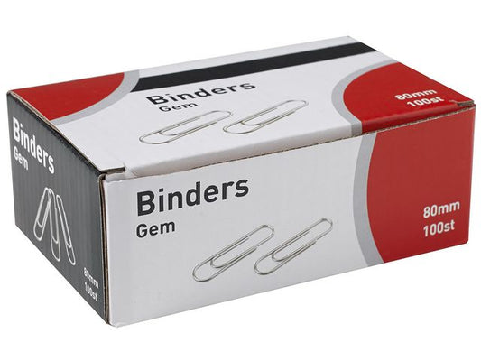 Binders 80mm (100)