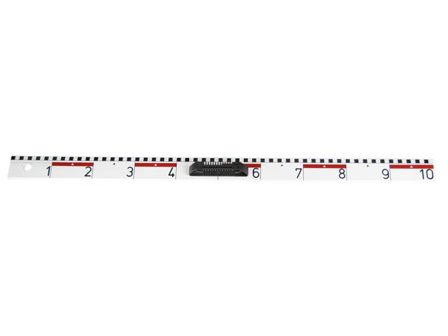 Tavlelinjal LINEX 100cm rød/hvit